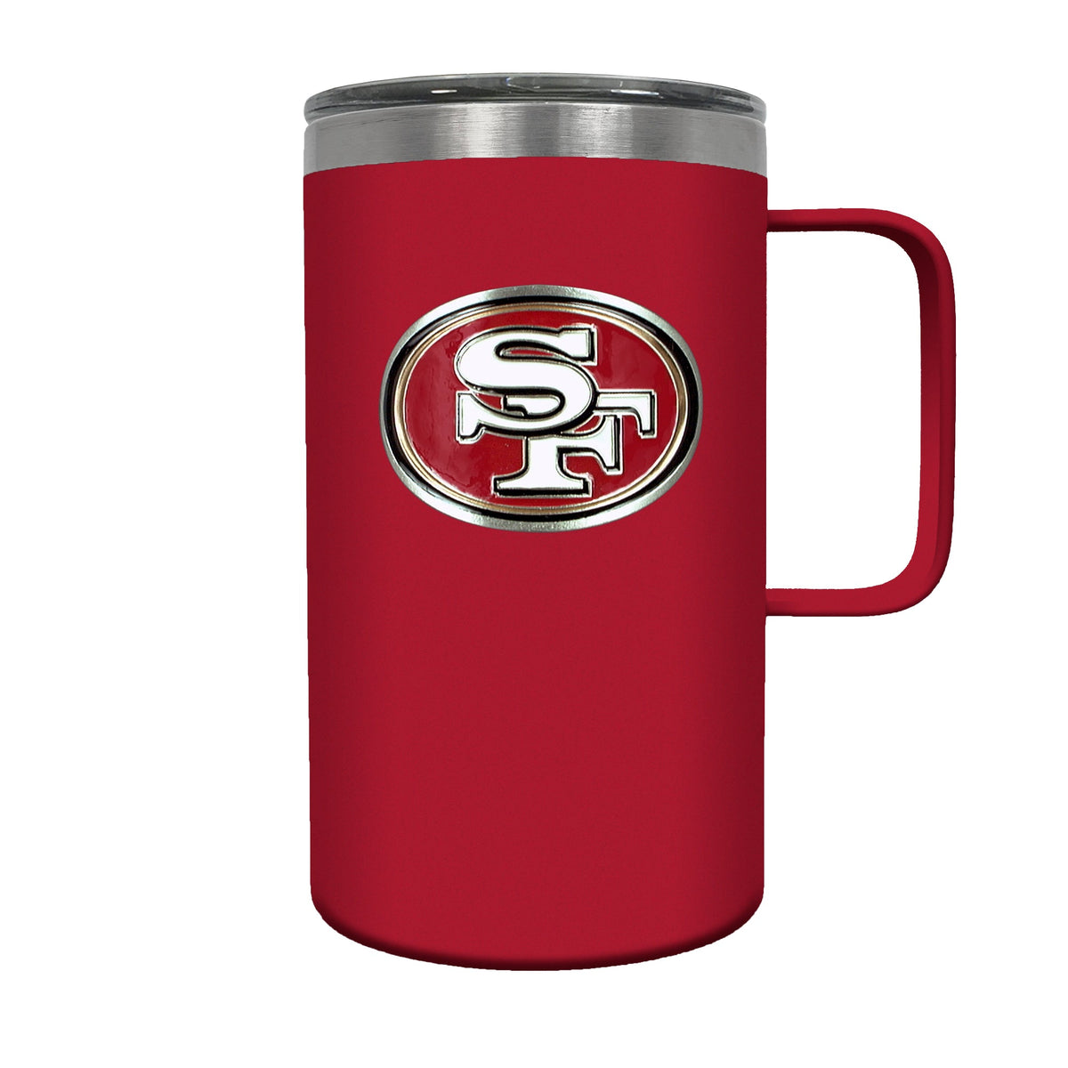 San Francisco 49ers 18 oz. Stealth HUSTLE Travel Mug