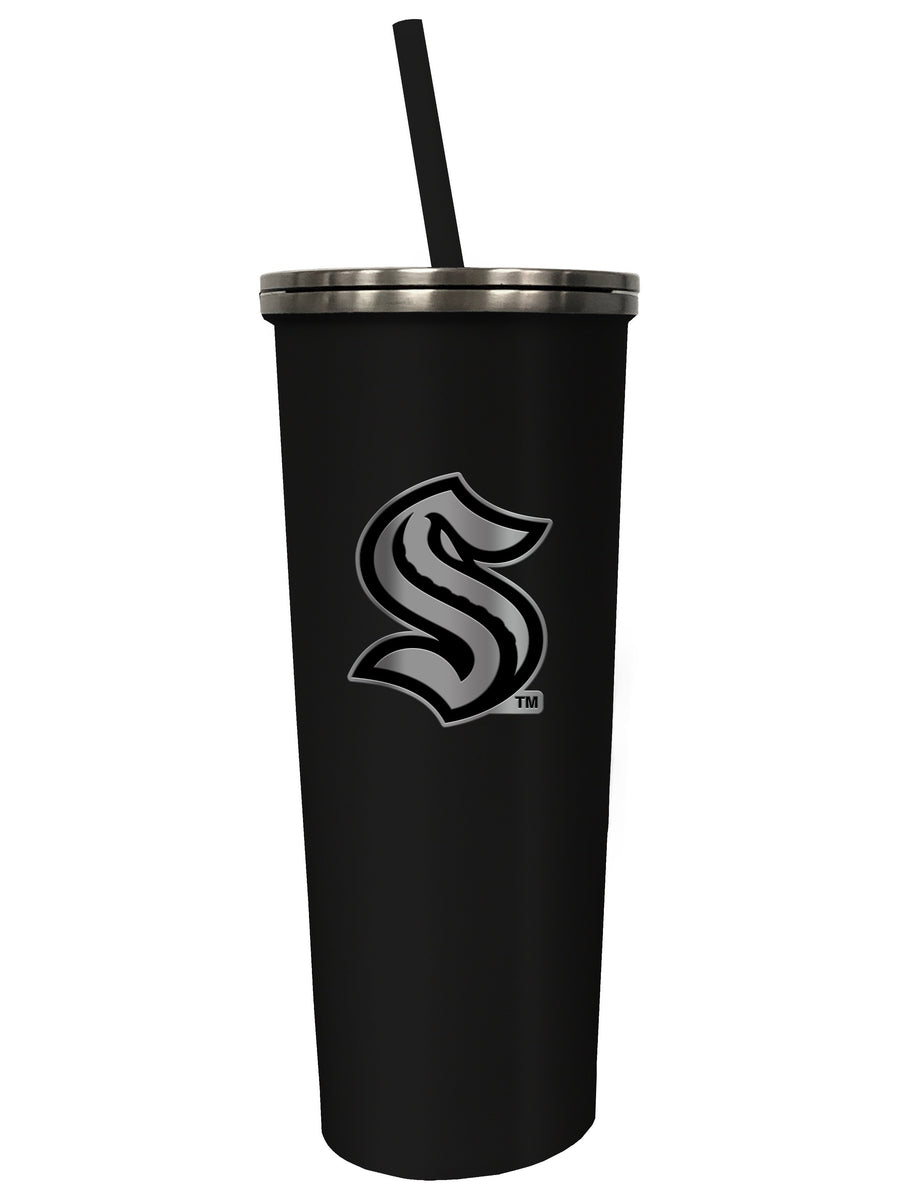 Dallas Cowboys Black 24oz Stealth Matte Tumbler