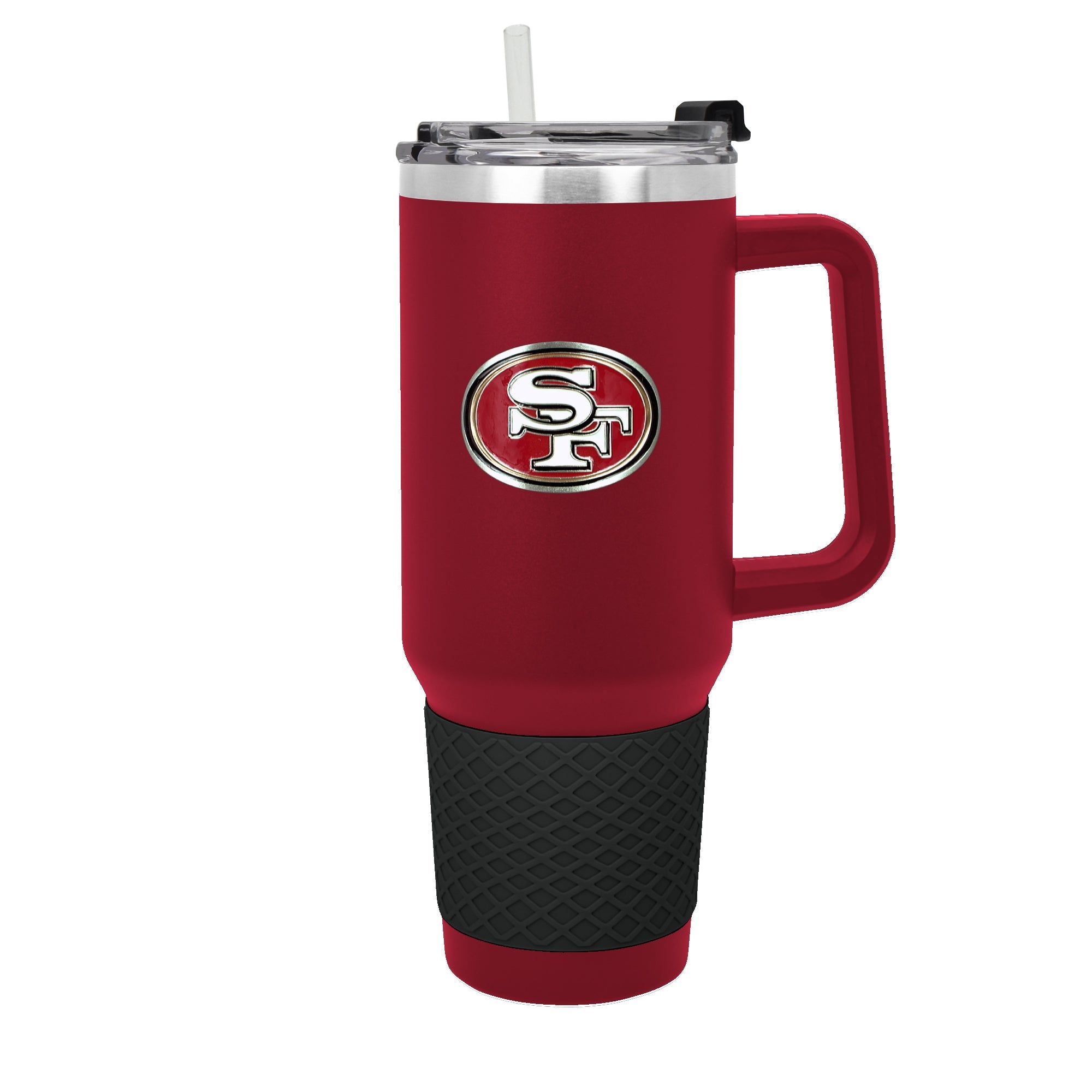 GREAT AMERICAN San Francisco 49ers 15-fl oz Ceramic Black/Red Mug Set of: 2  in the Drinkware department at