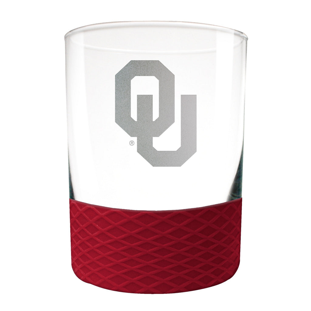 Collegiate University of Oklahoma Commissioner 14 Oz. Rocks Glass