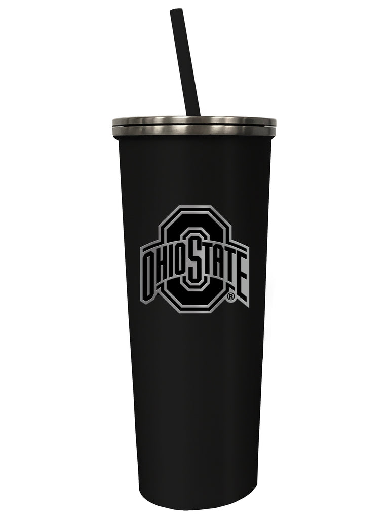 Ohio State Buckeyes 24 oz. Chrome Stealth DRAFT Tumbler